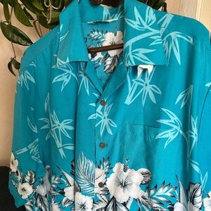 Men’s Hawaiian shirt Alvish 2XL Blue